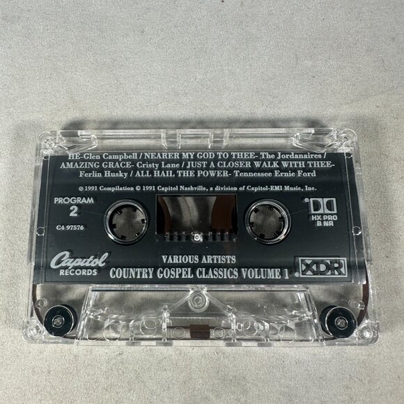 Country Gospel Classics Vol. 1 Cassette 1991 Capitol Various Artists - Picture 4 of 4